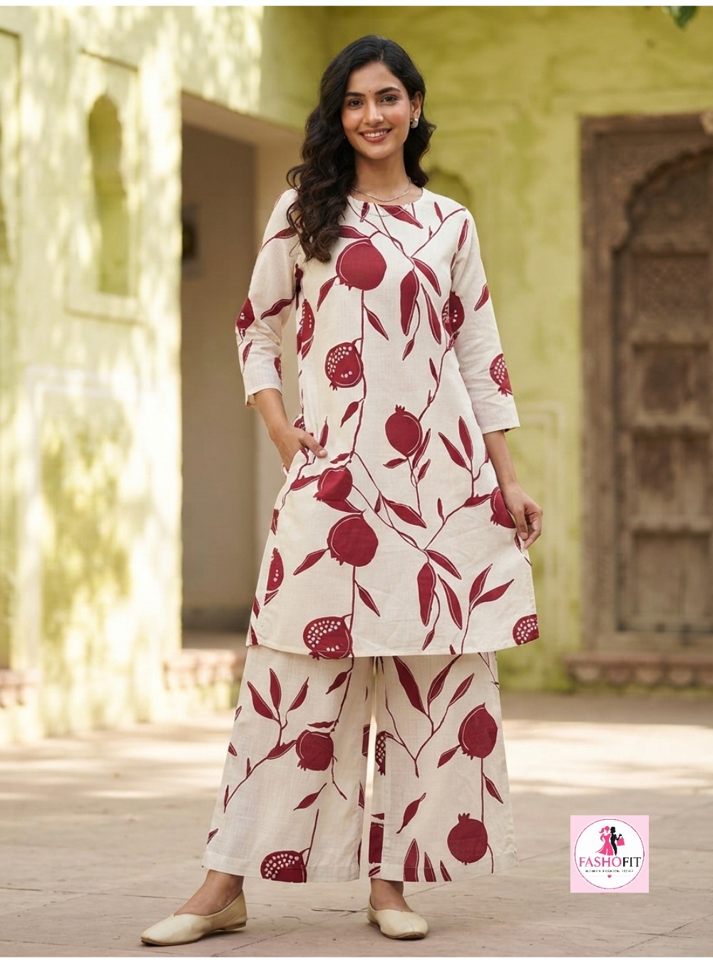 Chic & Elegant Ethnic Tunic with Matching Plazo