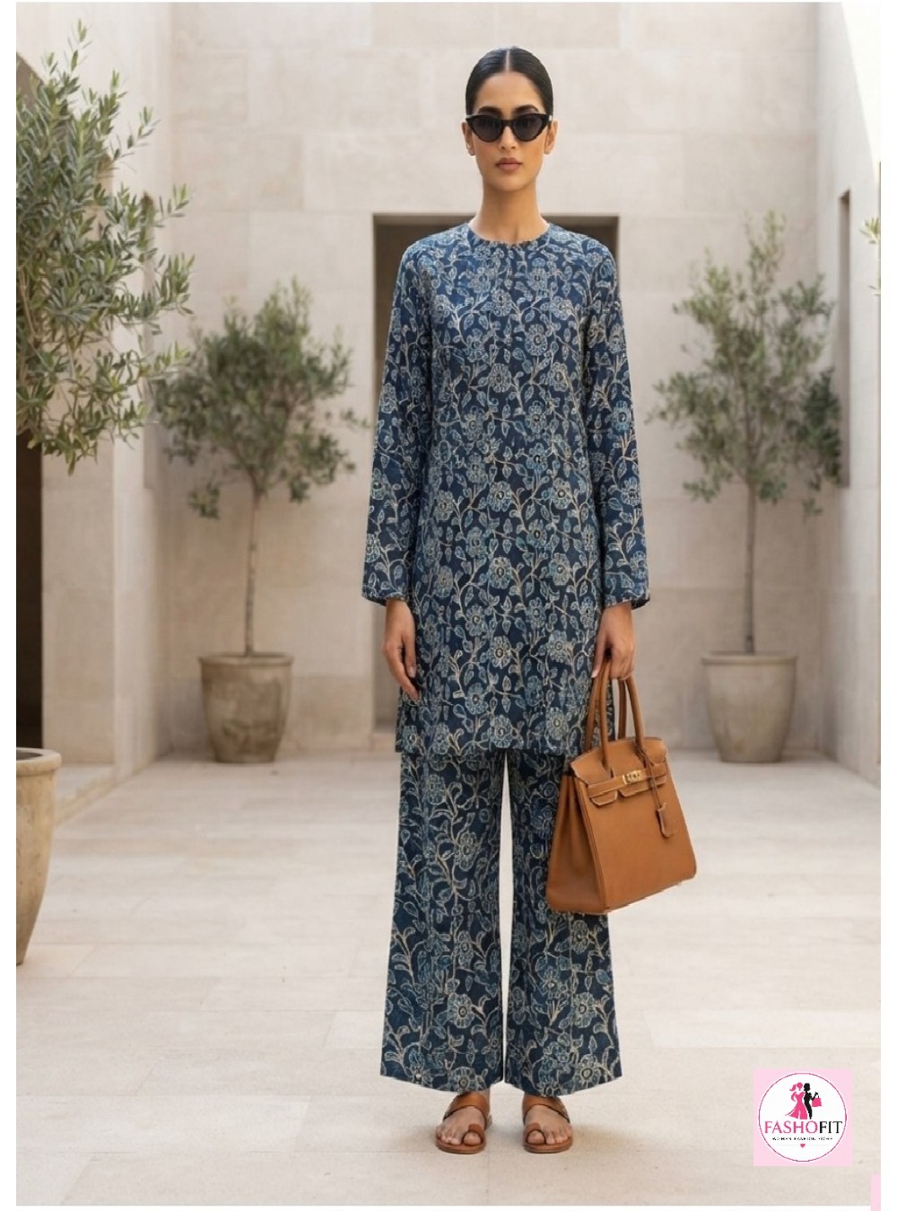 Chic & Elegant Ethnic Tunic with Matching Plazo