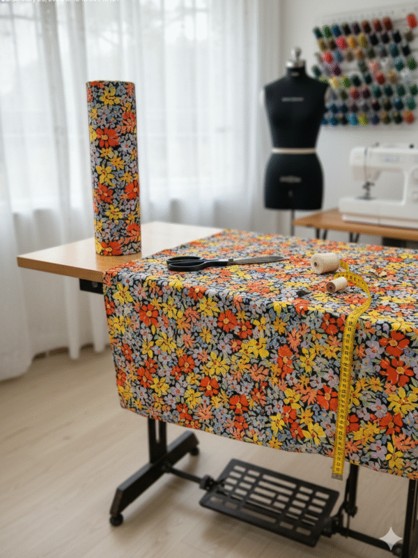 Summer Pure Cotton Printed Suit