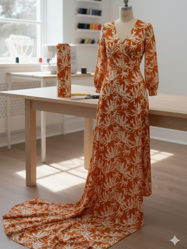 Summer Pure Cotton Printed Suit