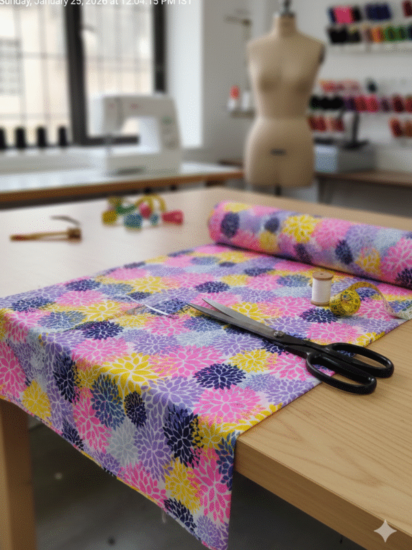 Summer Pure Cotton Printed Suit