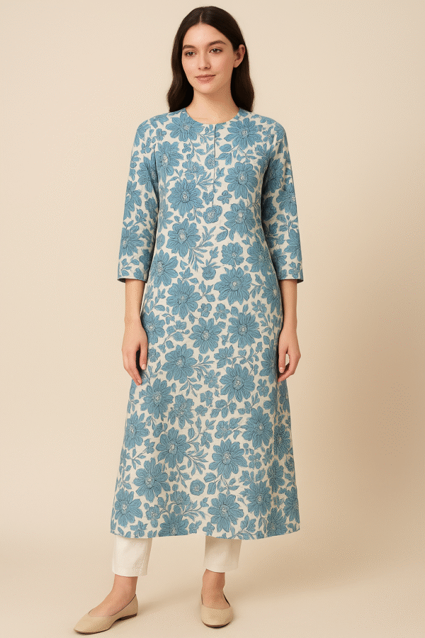 Long Kurti Fabric (Cambric Cotton)