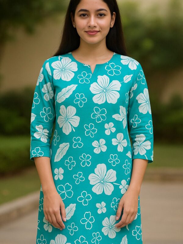 Long Kurti Fabric (Cambric Cotton)