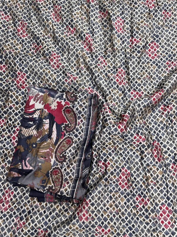 Muslin Dupatta Suit (Export Quality)