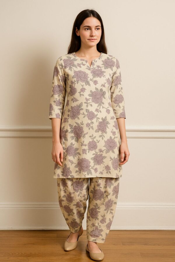Khadi Cotton Suit Fabric