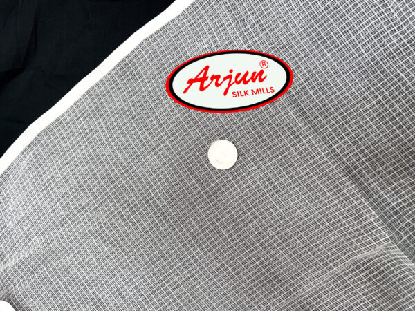 Arjun Mill Pure Muslin Check Dyeable Dupatta (2.5 Mtr)