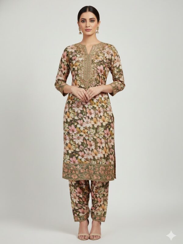 AK Tex Printed Woolen Suit (Fine Quality) (Copy)